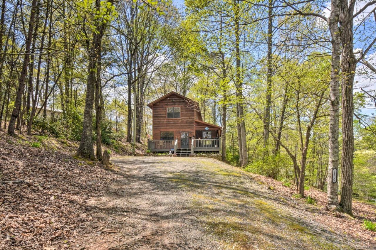 Cozy Hiawassee Cabin With Fire Pit And Mtn Views! Exterior foto